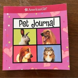 American Girl Pet Journal - Pink and Multicolor